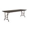 Correll CFA Adjustable Melamine Folding Tables 24x72 Walnut CFA2472M-01 - alternate 5